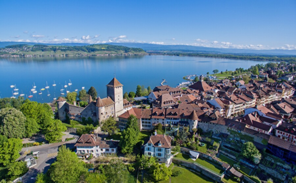 Murten am Murtensee als Ausgangspunkt für eine Reise mit der MS Attila